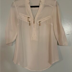 Bebe Cream Women's Top
